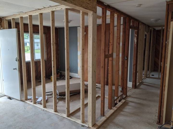 Framing in the Bedroom