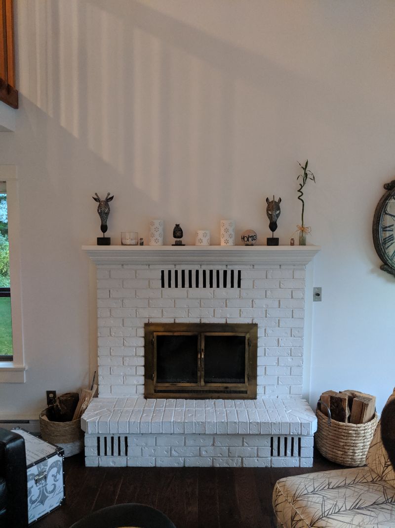 Before Fireplace Renovation